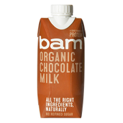 Bam Organic Natural Milk 12x330ml