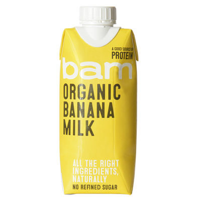 Bam Organic Natural Milk 12x330ml