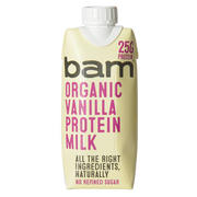 Bam Organic Natural Protein Milk 12x330ml